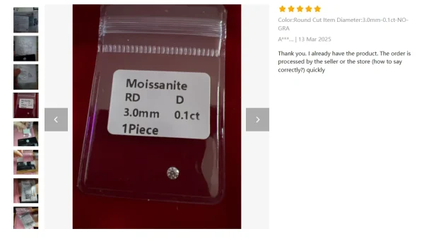 Moissanite Stone Wholesale D Color Round Cut 0.1CT-12CT for Jewelry Making with GRA Report beads for jewelry making - Image 23